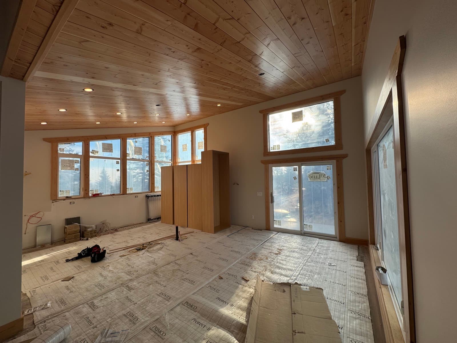 Living room interior renovation